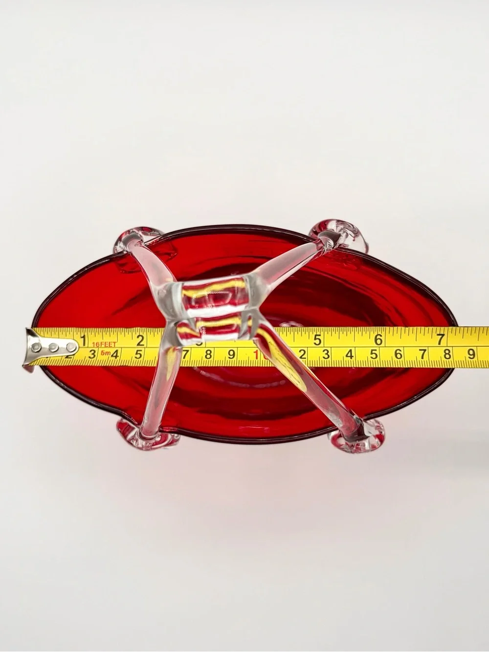 Design Society Ruby Red Glass Purse Vase